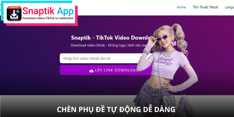 chen-sub-tu-dong-voi-snaptik