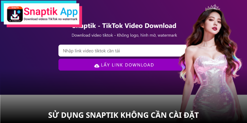 SnapTik công cụ tải MP3 TikTok